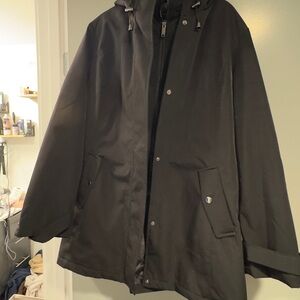 Women's Black Hooded Jacket